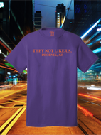 They Not Like Us” Phoenix AZ Purple and Orange Tee